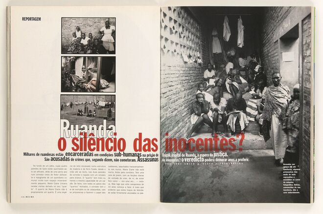 Ruanda, o silêncio dos inocentes? No Ruanda, mulheres encarceradas sem culpa. 1997. Por Tony Smith.