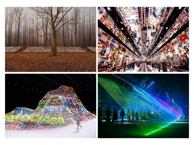 O - ON STAGE (Chanel; Christian Dior; Balenciaga; Burberry)