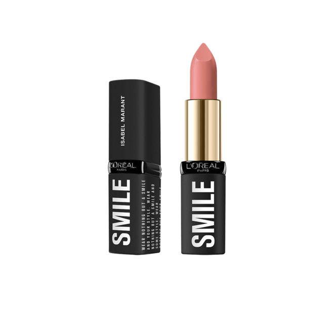 SMILE batom mate no tom La Seine Shadow, €16,99, L’Oréal Paris x Isabel Marant