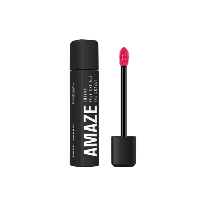 AMAZE gloss labial e facial, €14,99, L’Oréal Paris x Isabel Marant