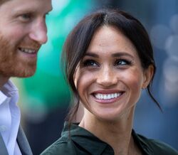 As imagens da primeira visita de Meghan Markle e do príncipe Harry a Sussex