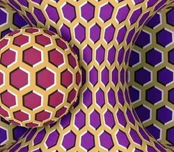 Esta imagem move-se – mas só no nosso cérebro