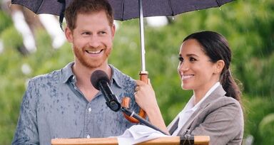 A primeira visita real de Meghan Markle e Príncipe Harry como casal