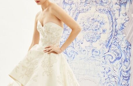 Carolina Herrera apresenta coleção de noivas inspirada em Portugal