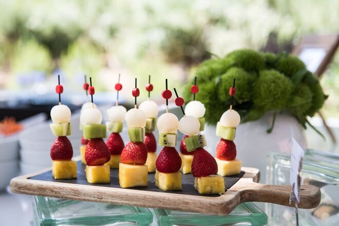 Brunch Sheraton Cascais Resort: espetadas de fruta