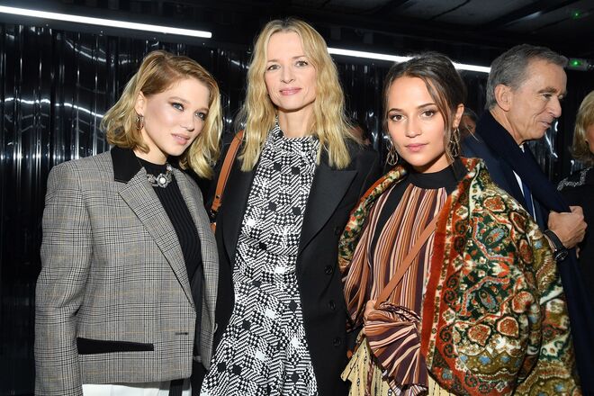 Lea Seydoux, Delphine Arnault e Alicia Vikander