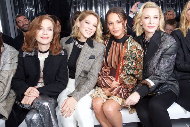 Isabelle Huppert, Lea Seydoux, Alicia Vikander e Cate Blanchett