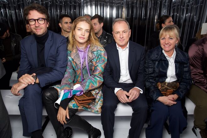Antoine Arnault, Natalia Vodianova, Michael Bruke e Brigitte Burke