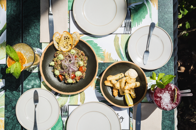 Novos pratos do Doca de Santo