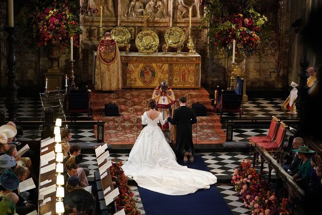 A cerimónia de casamento
