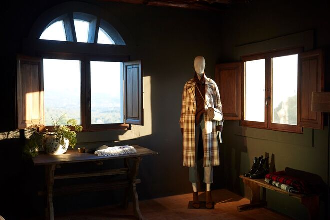 Apresentação da coleção outono/inverno da Mango em, na guest house La Granja.