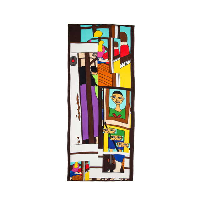 Lenço em seda, €45, Bapho Brasil