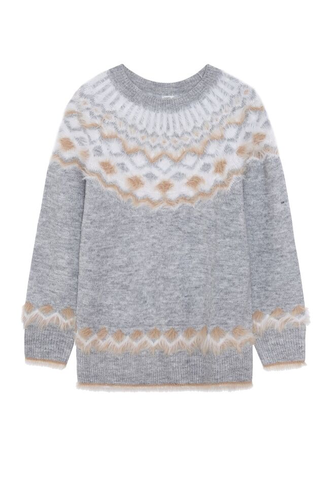 Sweater com jacquard, €29,99, Oysho