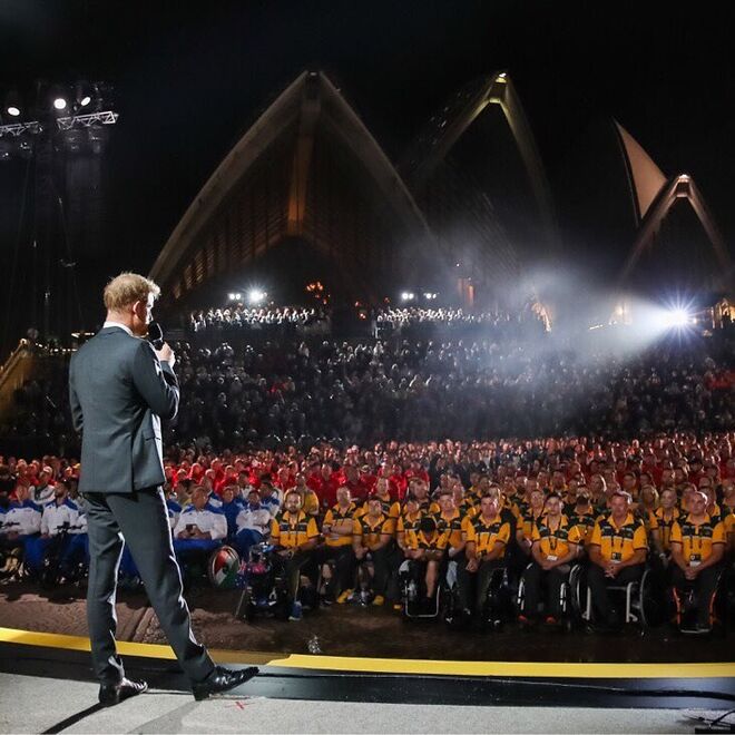 O discurso de Príncipe Harry na cerimónia de abertura dos Invictus Games; 