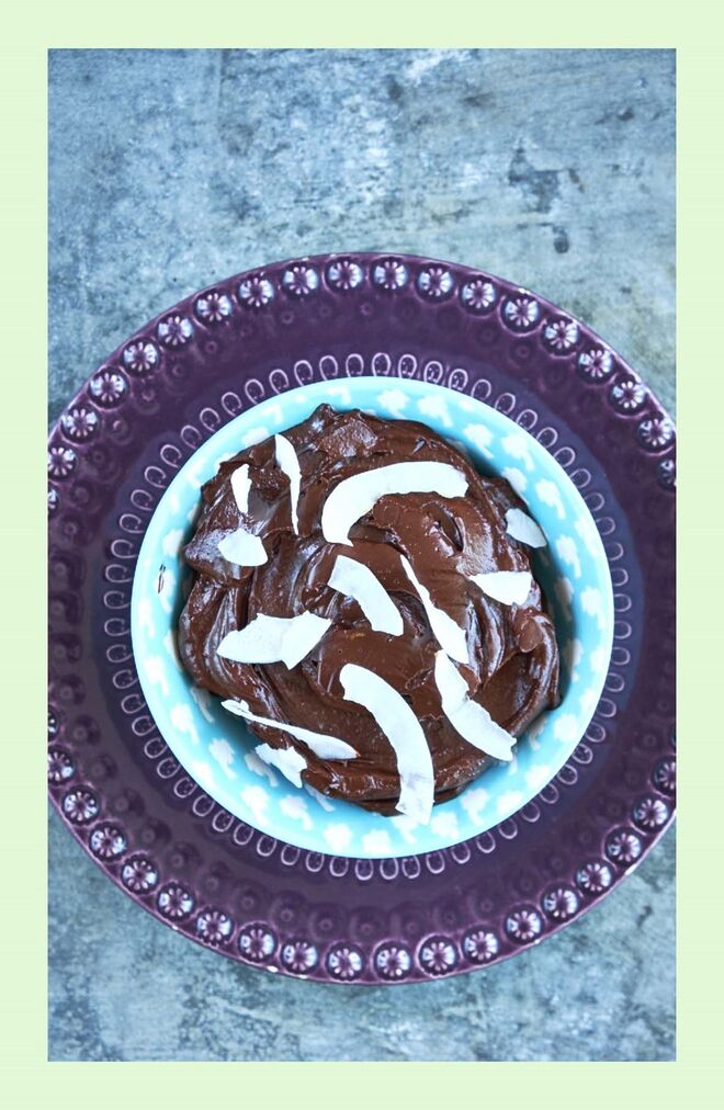 Receita: mousse de cacau cru