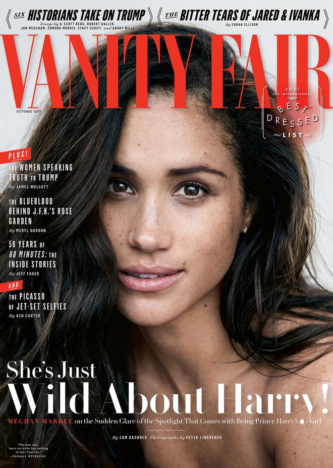 Meghan Markle na capa da revista Vanity Fair;