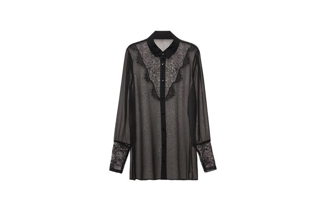 Camisa em seda e renda, agora €29,95, Intimissimi