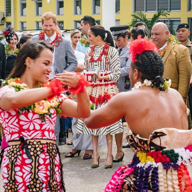 O segundo espetáculo de dança, desta vez pelo grupo Tongan Masani;