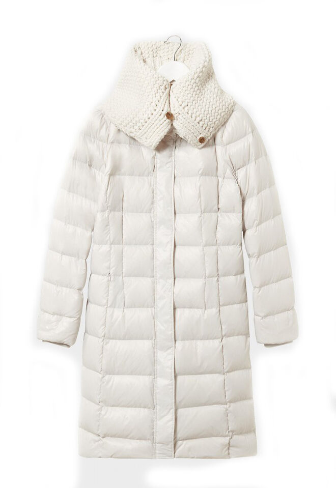 Long Down Jacket, €395, Stefanel