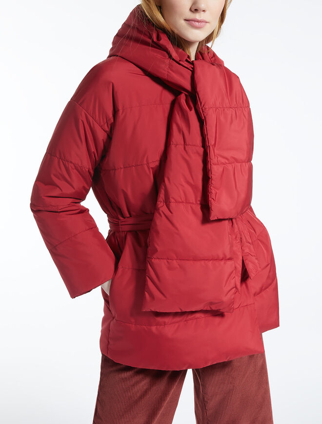 Water-repellent canvas down jacket, €489, Max Mara