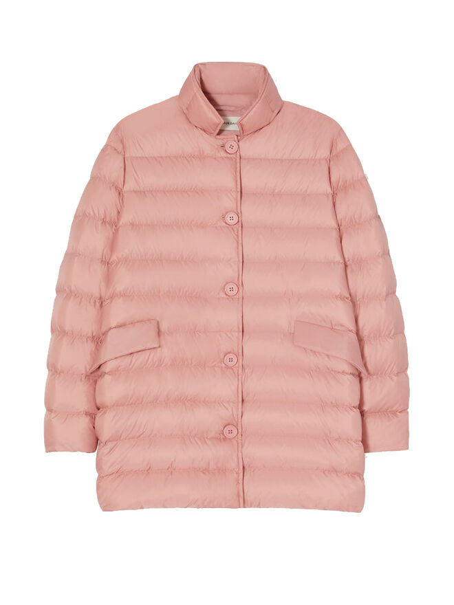 Short Quilted Down Coat, €585, Mansur Gavriel, em www.mansurgavriel.com