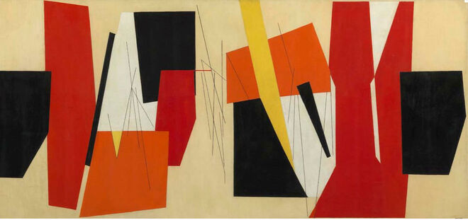 Alvorada, Pablo Palazuelo, 1952. Exposição París Pese a todo ‒ Artistas Estranjeros, 1944 – 1968.