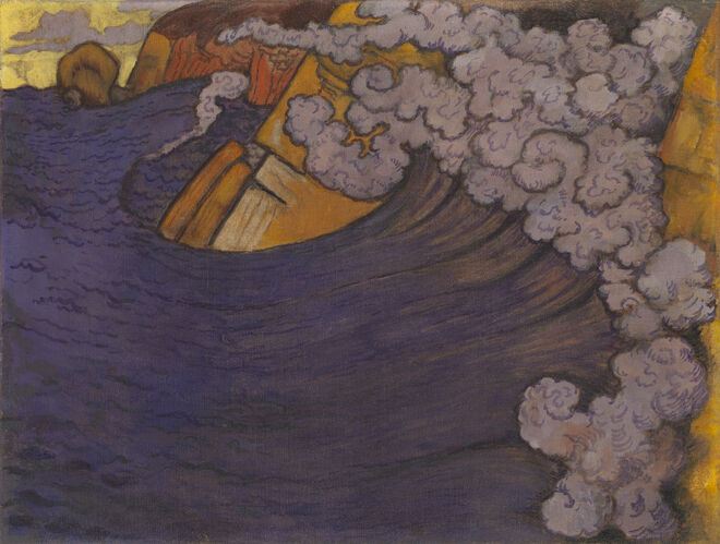 The Violet Wave, Georges Lacombe, 1896/97. Exposição Fascination Japan.