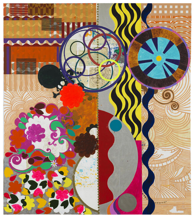 São Cosme e Damião, Beatriz Milhazes, 2014. Exposição Southern Geometries, from Mexico to Patagonia.