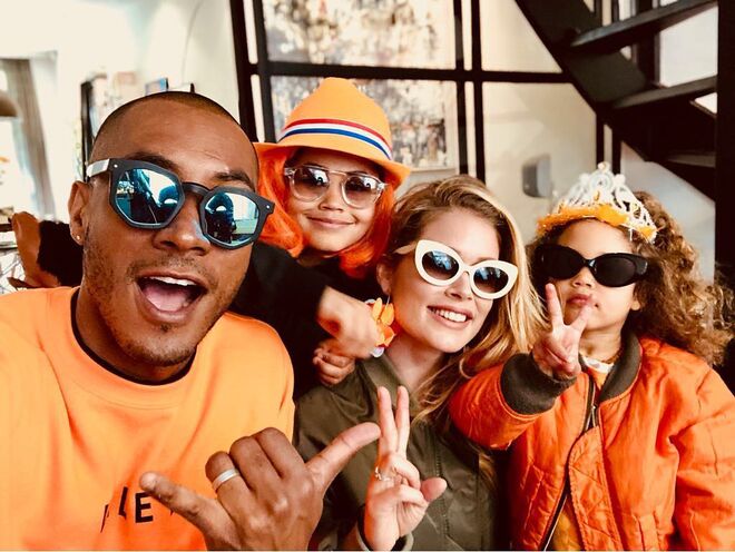 Myllena Mae e Phyllon Joy | Pais: Doutzen Kroes e Sunnery James