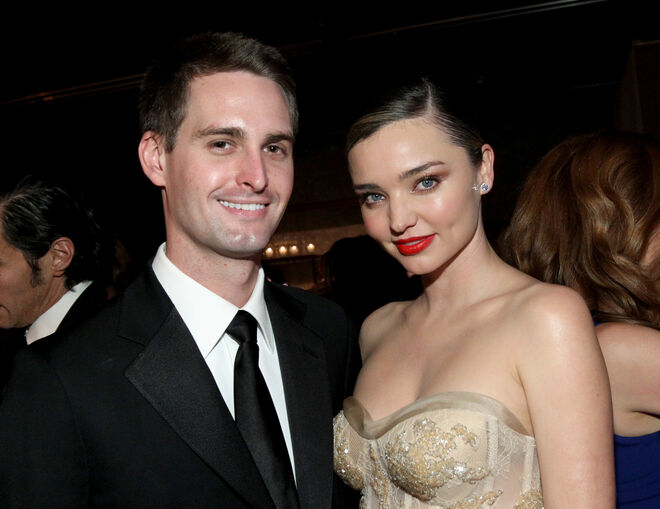 Hart | Pais: Miranda Kerr e Evan Spiegel