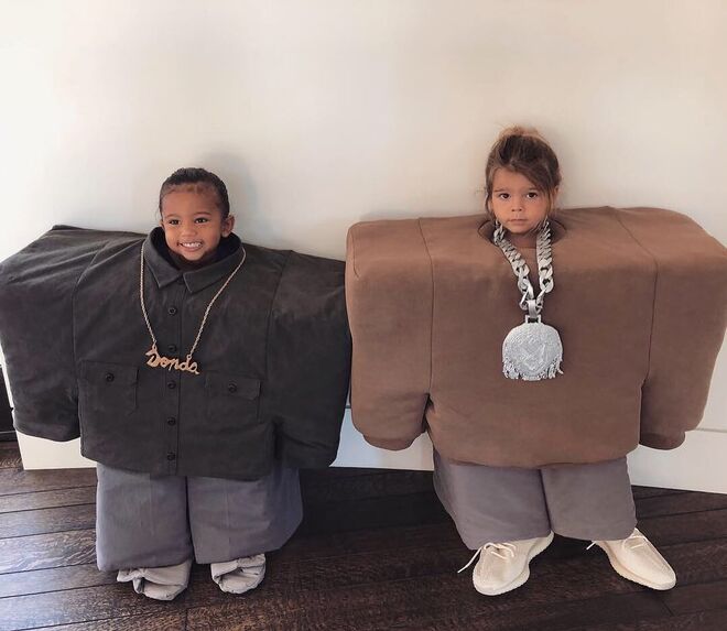 Saint West e Reign Disick