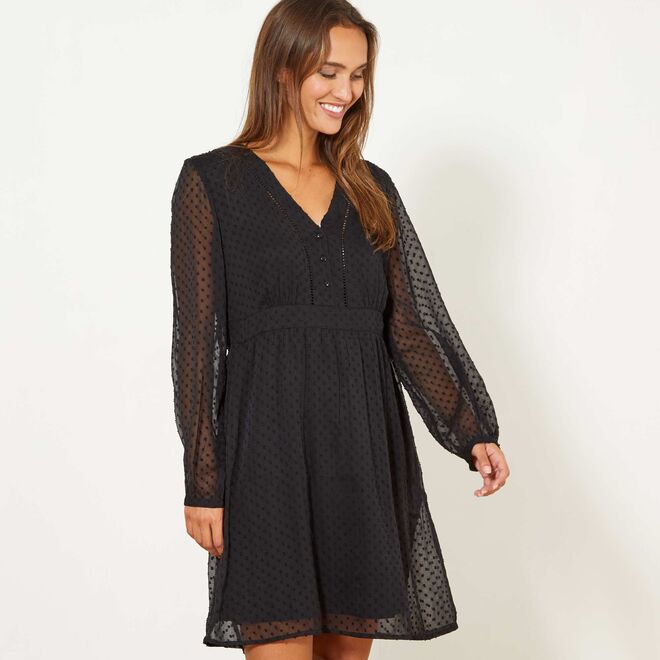 Vestido macramé, €20, Kiabi, exclusivo online