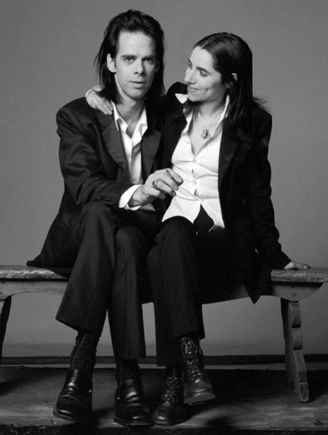 PJ Harvey e Nick Cave;