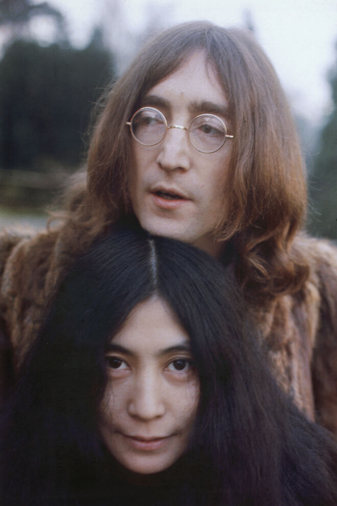 John Lennon e Yoko Ono;
