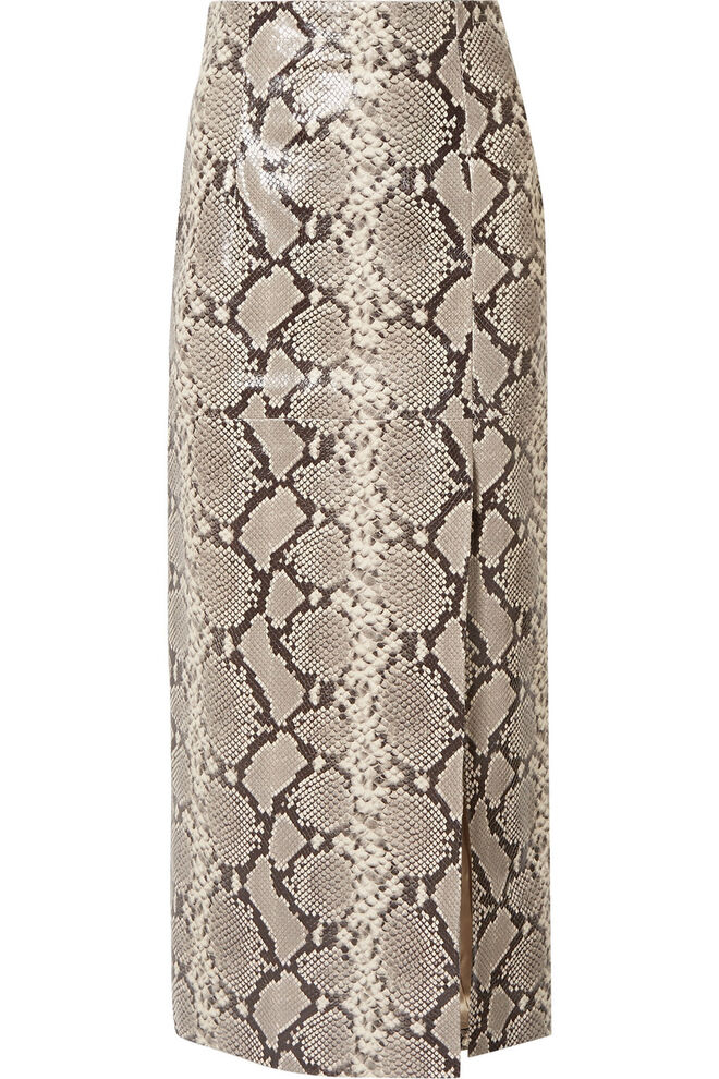 Saia midi, €1445, Attico, em www.net-a-porter.com