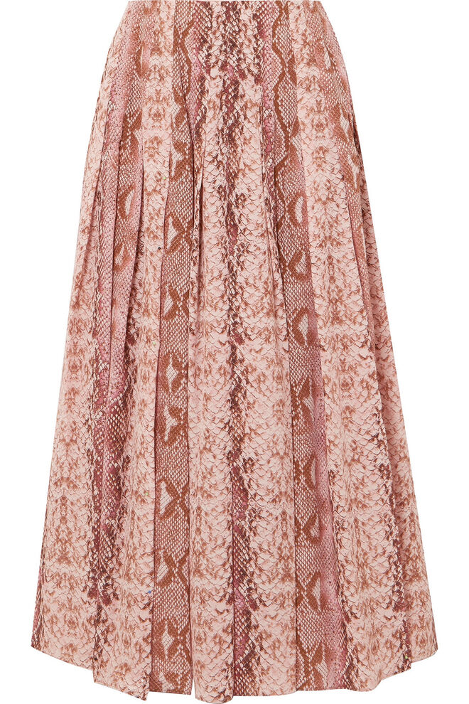 Saia midi, €1412, Emilia Wickstead, em www.net-a-porter.com