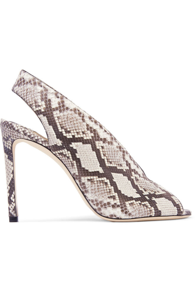 Saltos altos Shar 100, €1050, Jimmy Choo, em www.net-a-porter.com