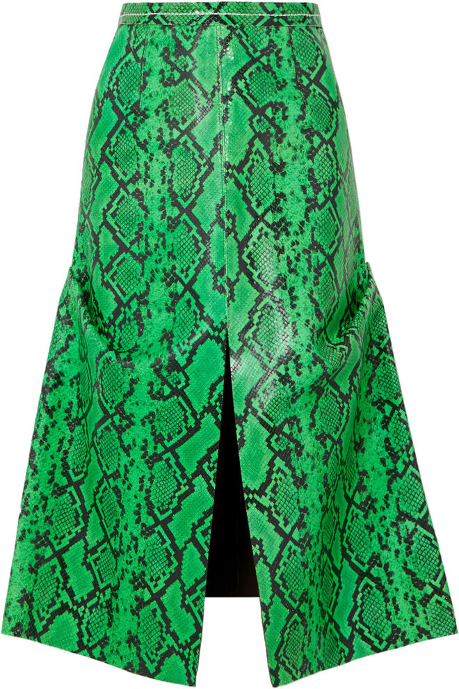 Saia midi, €1980, Marni, em www.net-a-porter.com