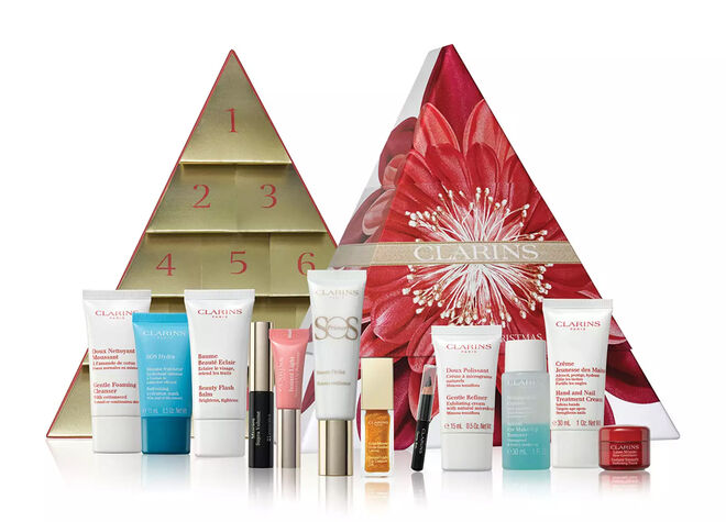 Women’s Advent Calendar, com 12 presentes, € 72, Clarins, em eu.feelunique.com