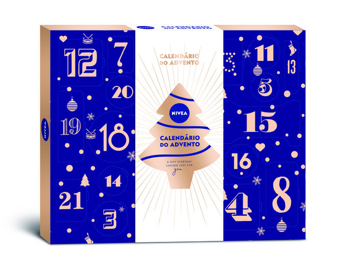Calendário do Advento, com 24 presentes, €35, Nivea