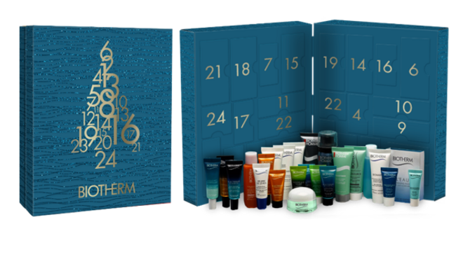 Calendário do Advento, €68, Biotherm, na Douglas, Perfumes & Companhia e El Corte Inglés