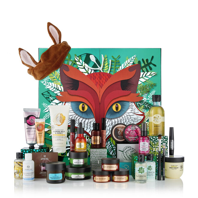 Calendário do Advento Encantado Ultimate, com 25 presentes, €140, The Body Shop 