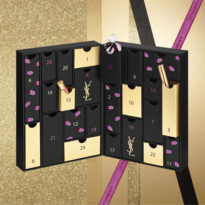 Calendário do Advento, com 24 presentes, €280, Yves Saint Laurent