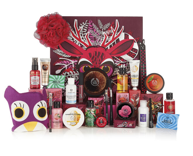 Calendário do Advento Encantado Deluxe, com 25 presentes, €80, The Body Shop