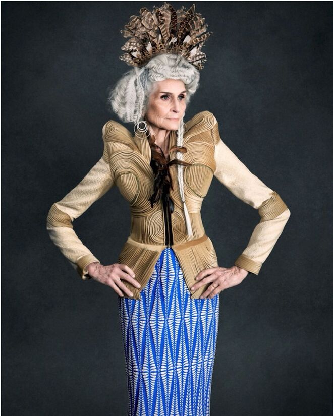 Daphne Selfe, modelo, 91 anos | @daphneselfe