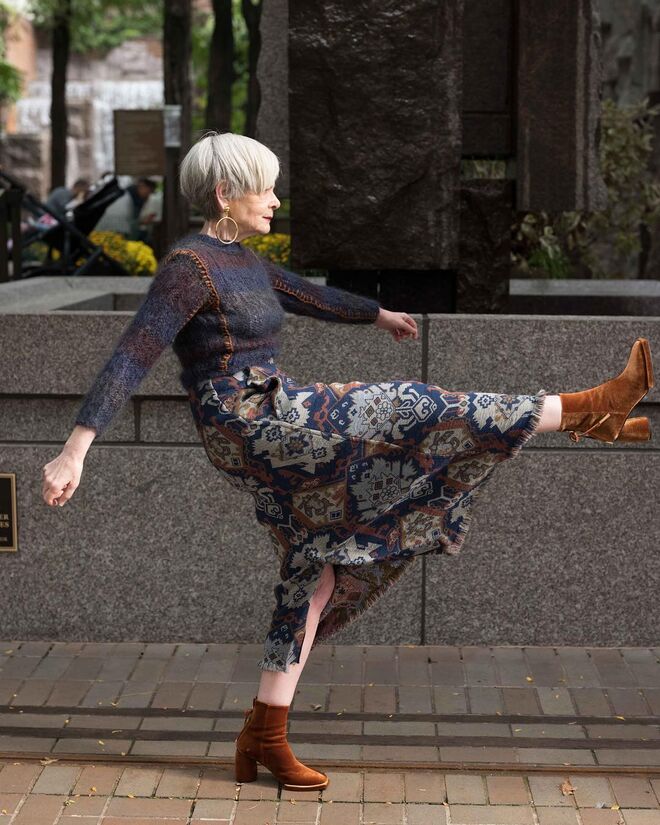 Lyn Slater, blogger, 65 anos | @iconaccidental