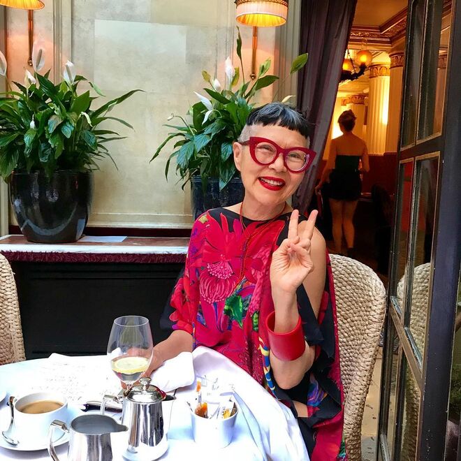 Jenny Kee, designer de moda, 72 anos | @jennykeeoz