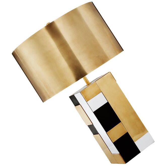 Luxe Revival - Candeeiro de mesa em latão, bronze e níquel, Kelly Wearstler (preço sob consulta)