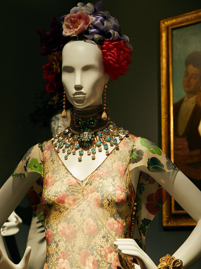 Interior da exposição.