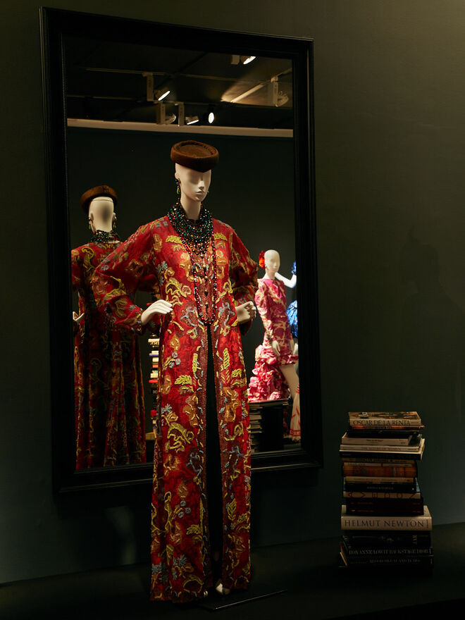 Interior da exposição.